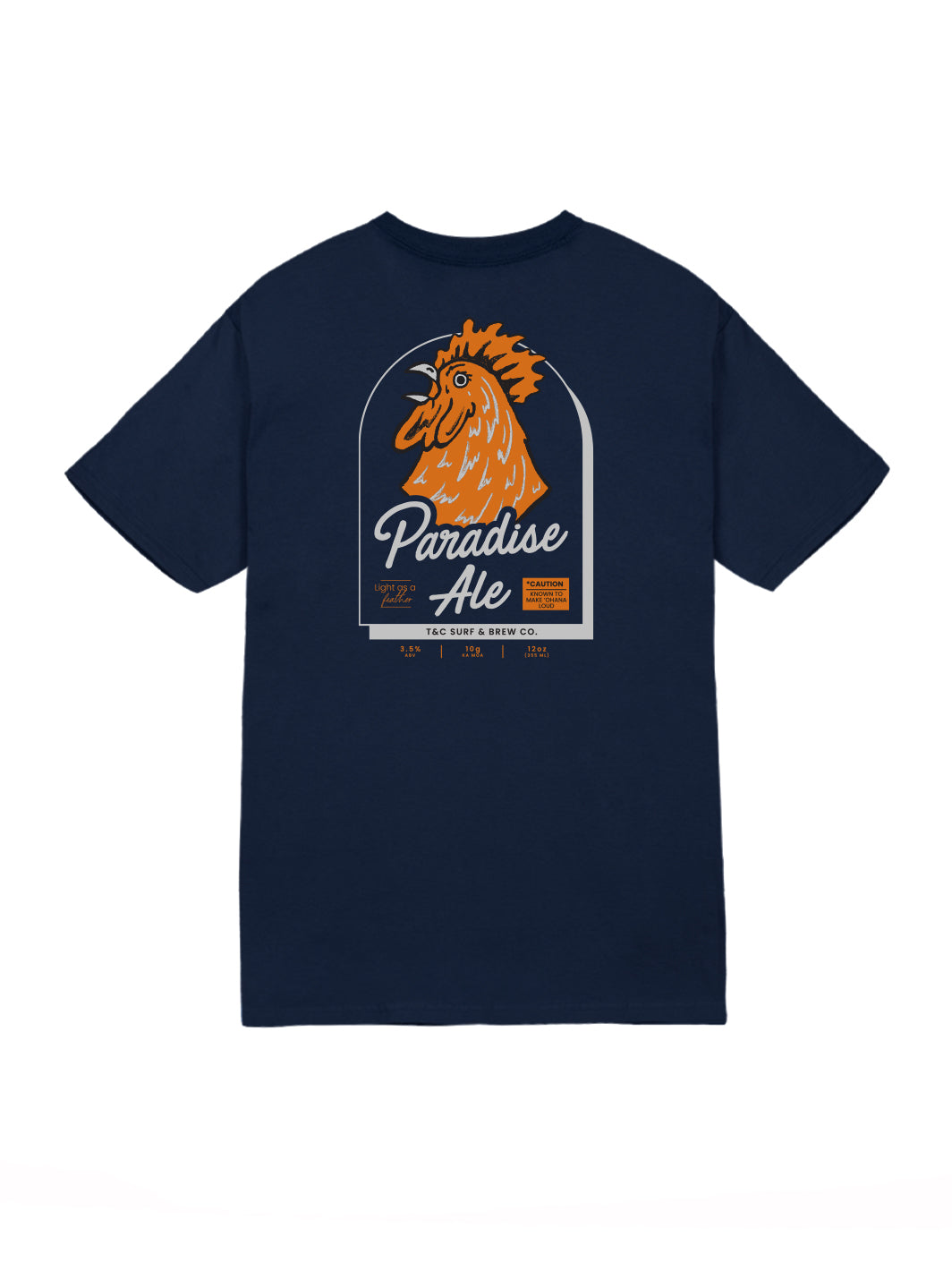 T&C Surf Designs Paradise Ale Jersey Tee, Navy / S