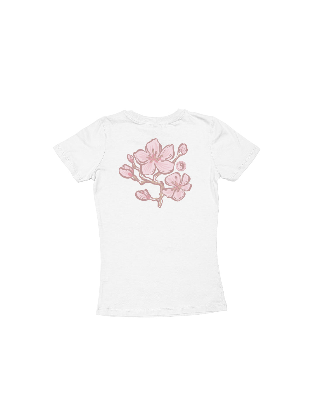 T&C Surf Designs Girls Sakura Season Sweetheart Tee, White / XS