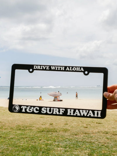 T&C Surf Designs T&C Surf Drive with Aloha License Plate, 