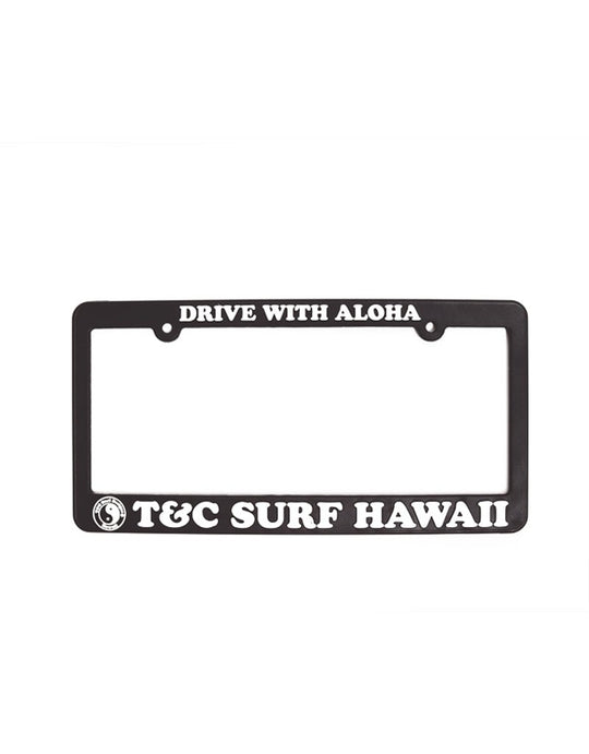 T&C Surf Designs T&C Surf Drive with Aloha License Plate, Black