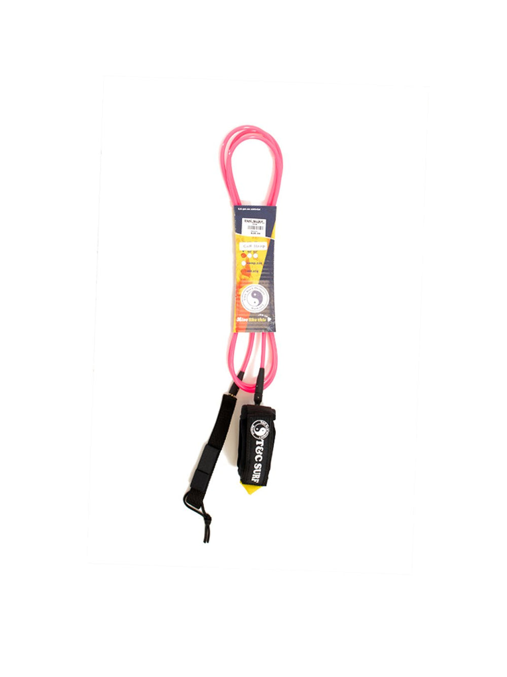 T&C Surf Designs 9' Standard Leash, Pink Black