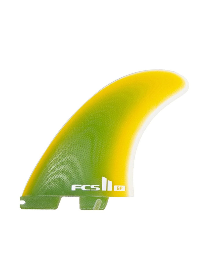 T&C Surf Designs FCS II T&C Surf Twin Fins + Stabiliser Glenn Pang, Yellow Fade