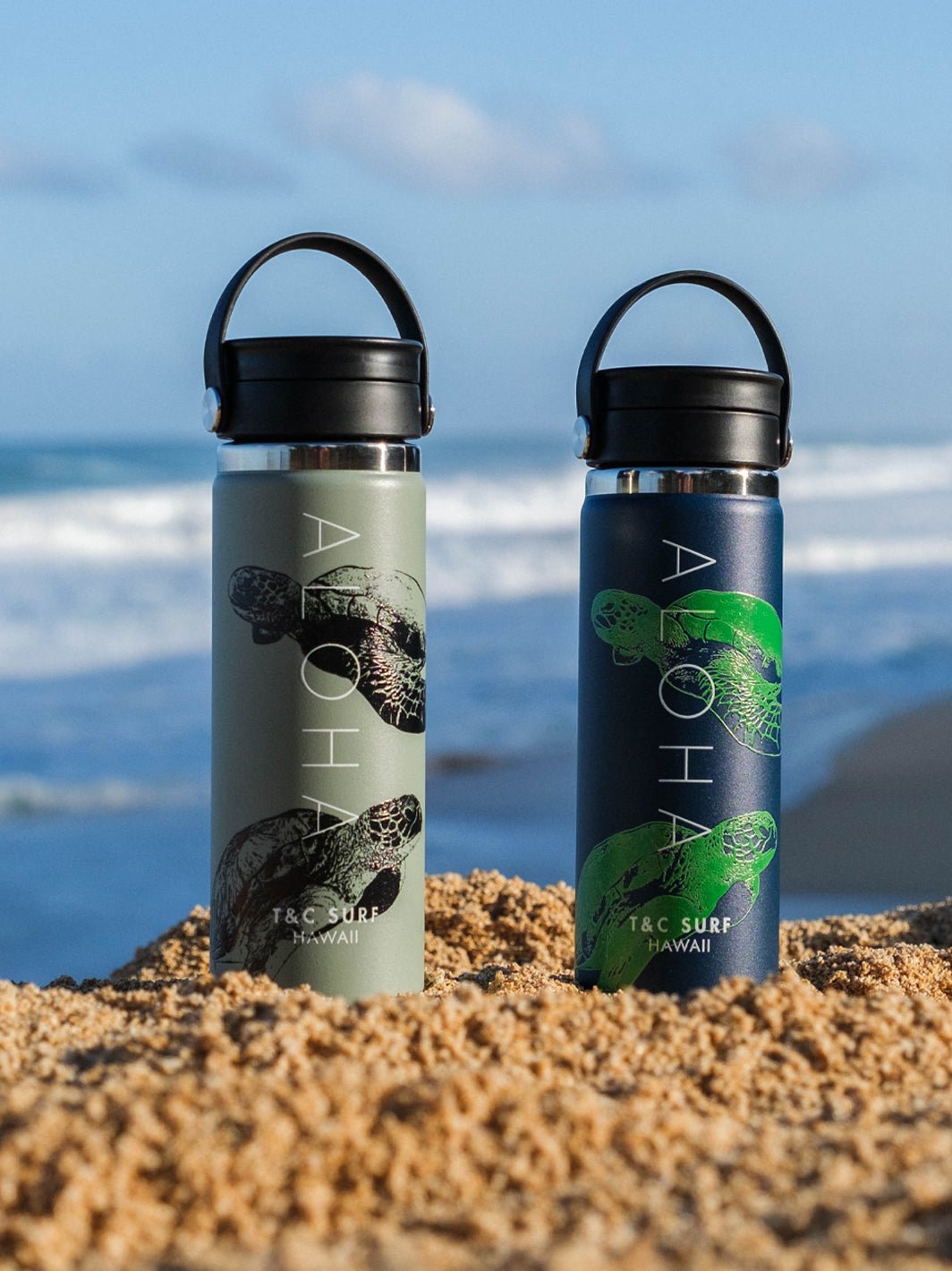 T&C Surf Designs T&C Surf 20 oz Honululu Hydro Flask Bottle, 