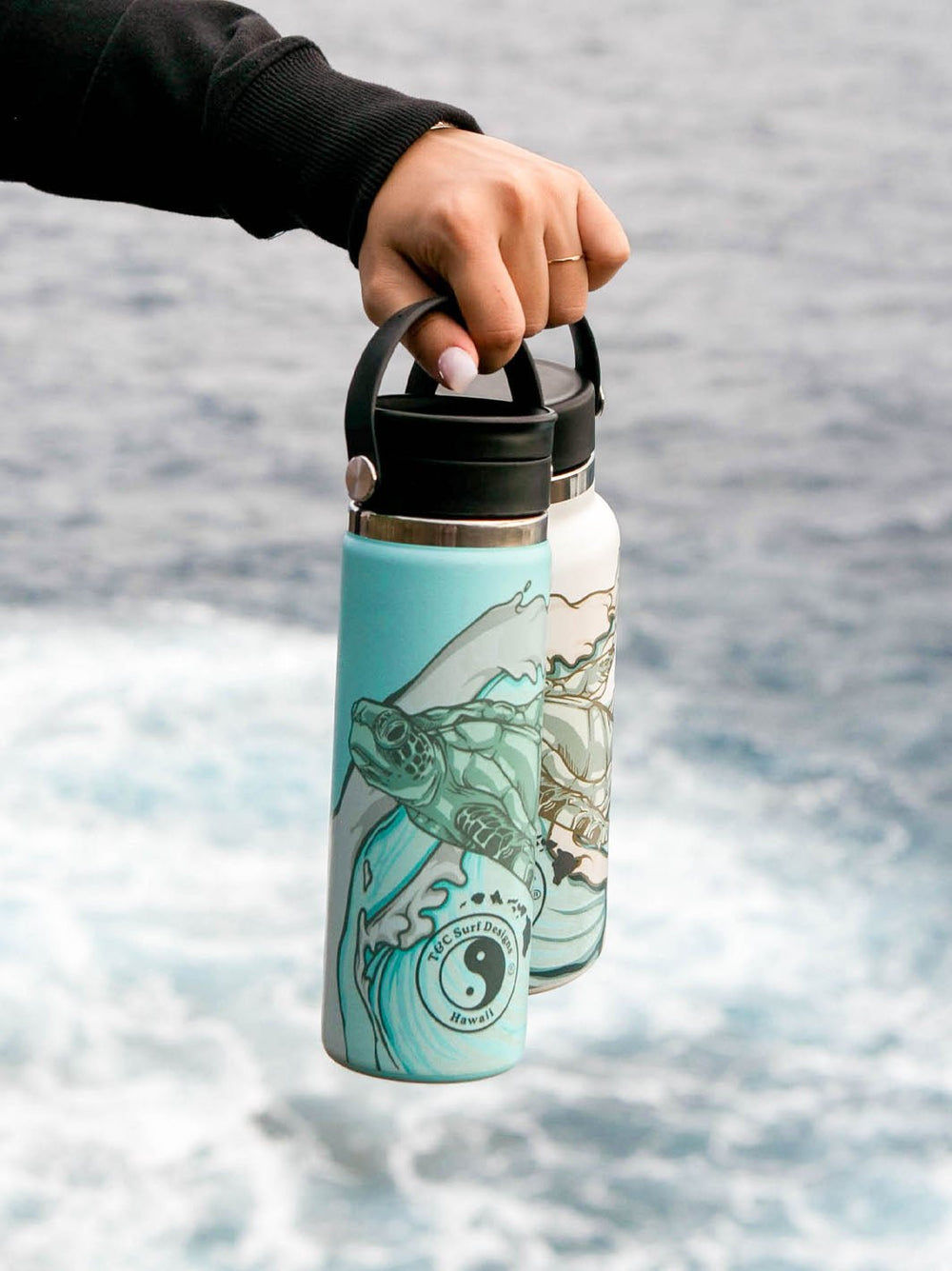 T&C Surf Designs T&C Surf 20 oz Mālama Honu Hydro Flask, 