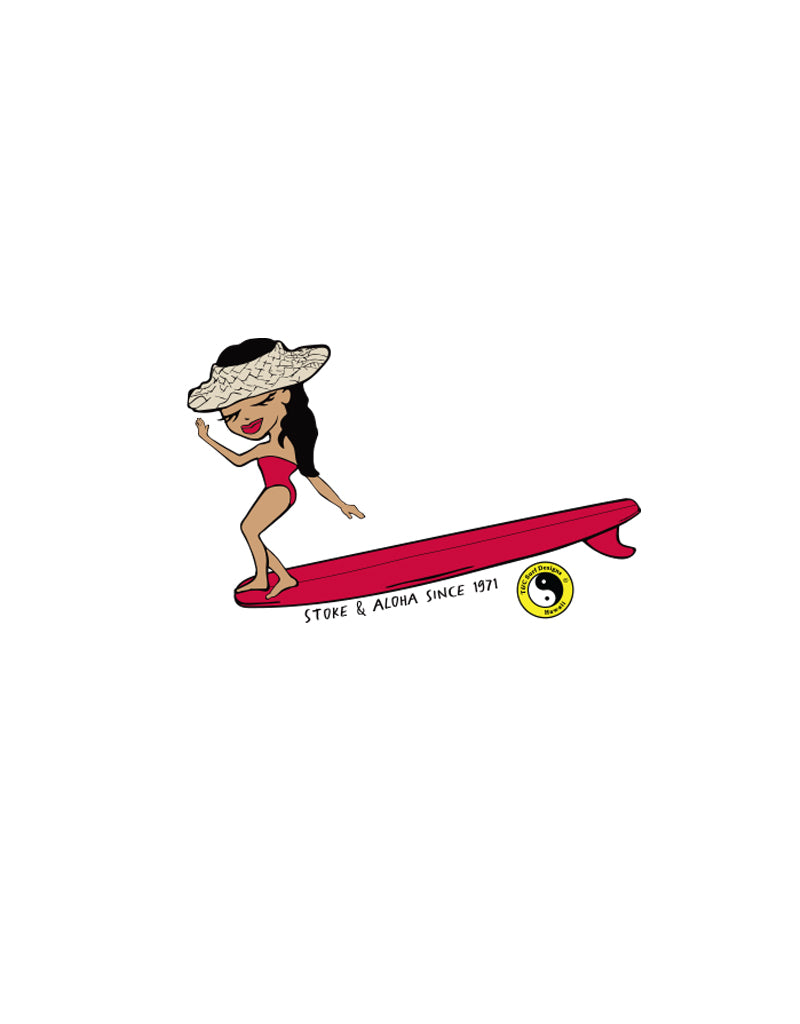 T&C Surf Designs T&C Surf ʻUlī Nalu Girl Sticker, One