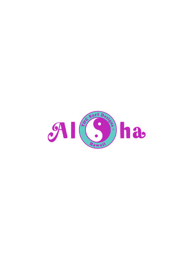 T&C Surf Designs T&C Surf Aloha Vibes Sticker, Pink