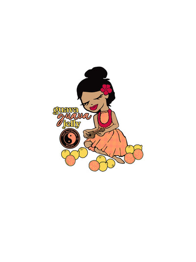 T&C Surf Designs T&C Surf ʻUlī Guava Jam Girl Sticker, One