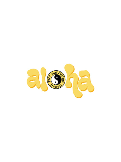 T&C Surf Designs T&C Surf Love Aloha Sticker, One
