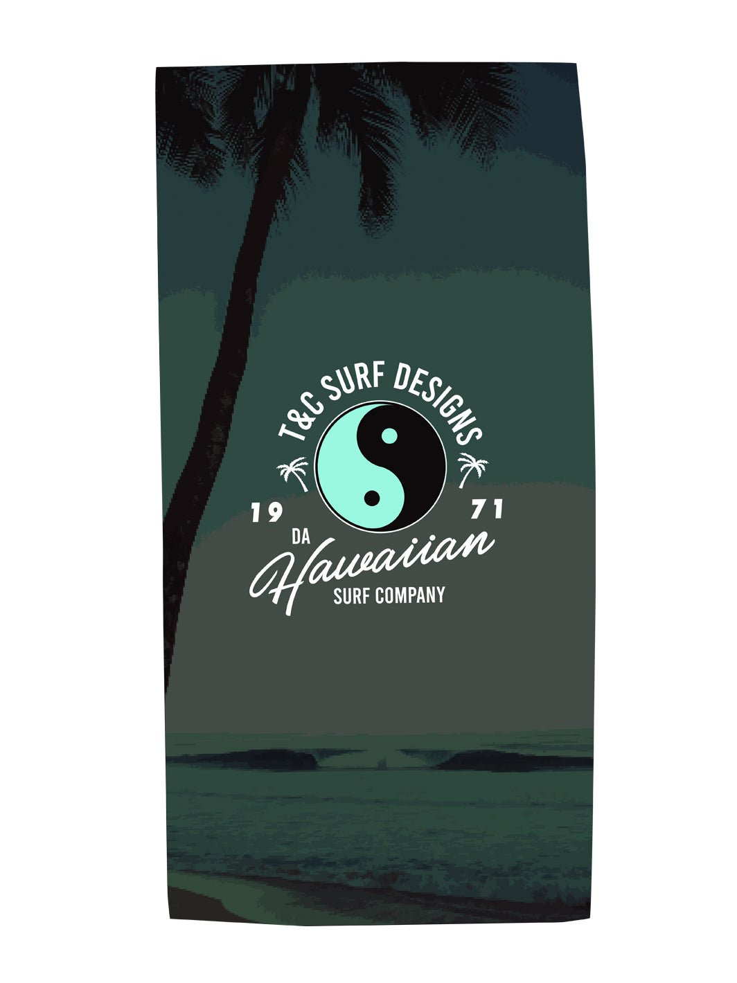 T&C Surf Designs T&C Surf Paradise Microfiber Towel, 