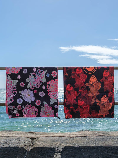 T&C Surf Designs T&C Surf Inked Microfiber Towel, 