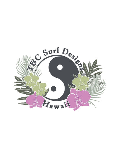 T&C Surf Designs T&C Surf Orchid Garden Sticker, One
