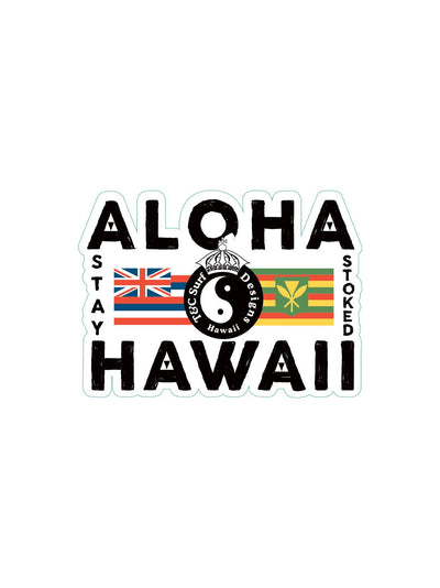 T&C Surf Designs T&C Surf Aloha Nation Sticker, One
