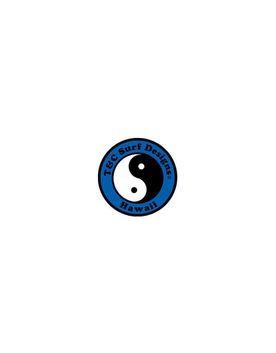 T&C Surf Designs T&C Surf 2" Standard Logo Decal Sticker, Blue