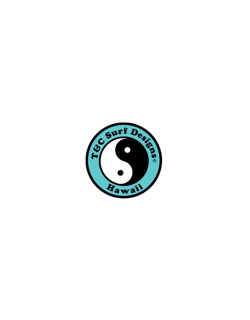 T&C Surf Designs 2" Standard Logo Decal Sticker, Mint