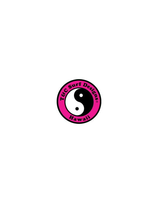 T&C Surf Designs T&C Surf 2" Standard Logo Decal Sticker, Pink