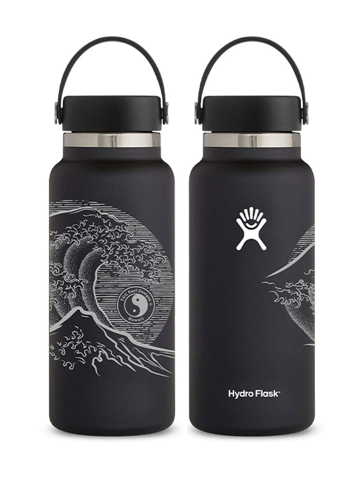 Factory Hydro Flask 32 oz - Exclusive T&C Stoked Hokusai