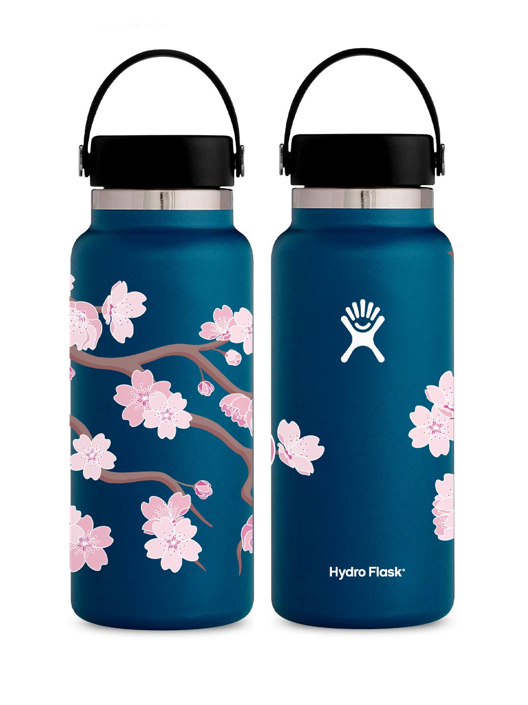 T&C Surf Designs T&C Surf 32 oz Sakura Hydro Flask Bottle, Indigo