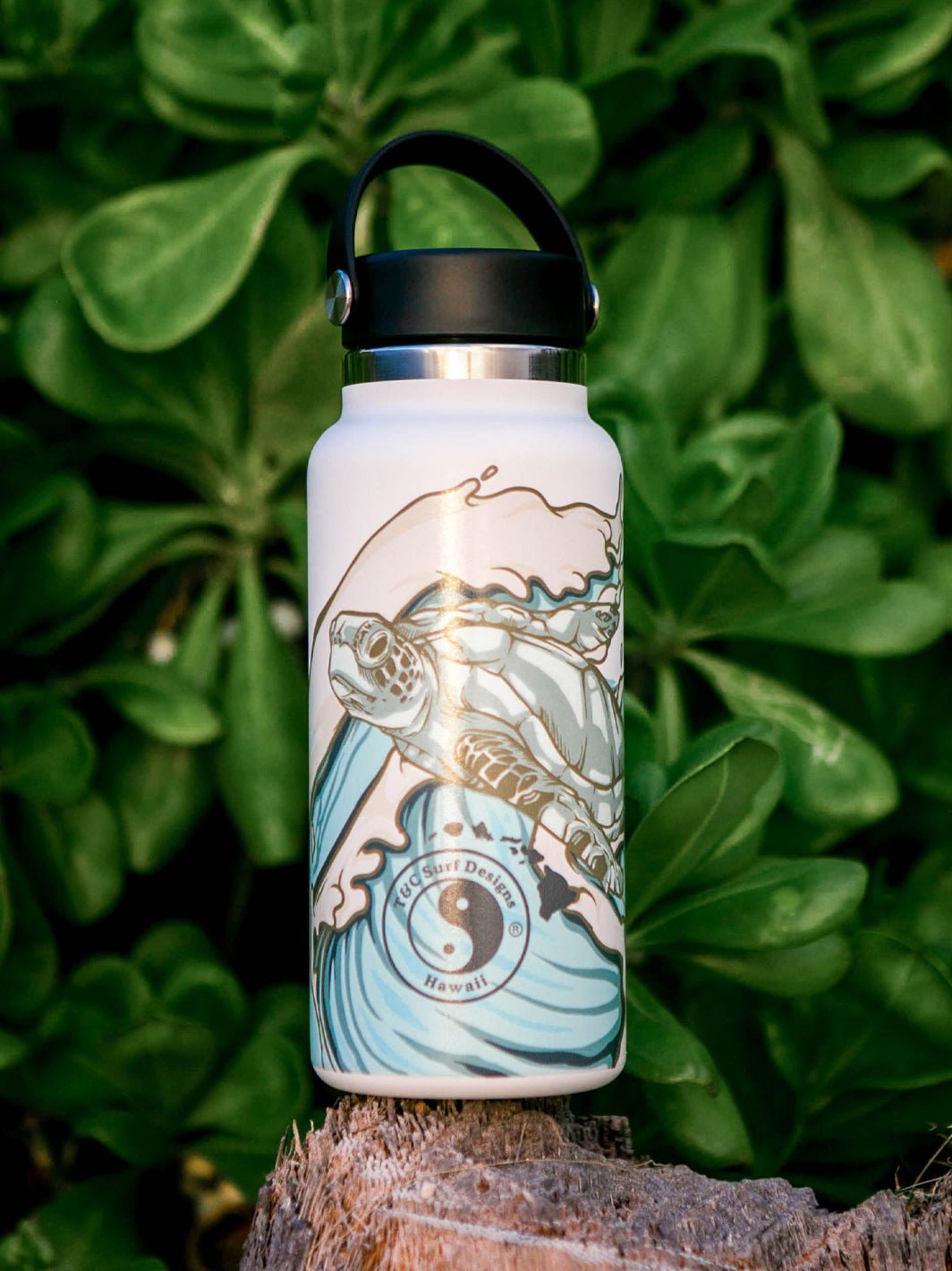 T&C Surf Designs T&C Surf 32 oz Mālama Honu Hydro Flask, 