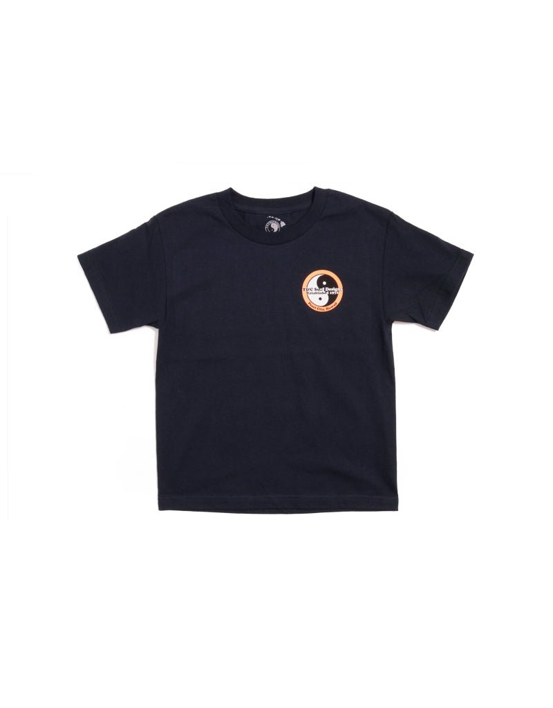 T&C Surf Designs Kids Retro Neon Logo Tee,