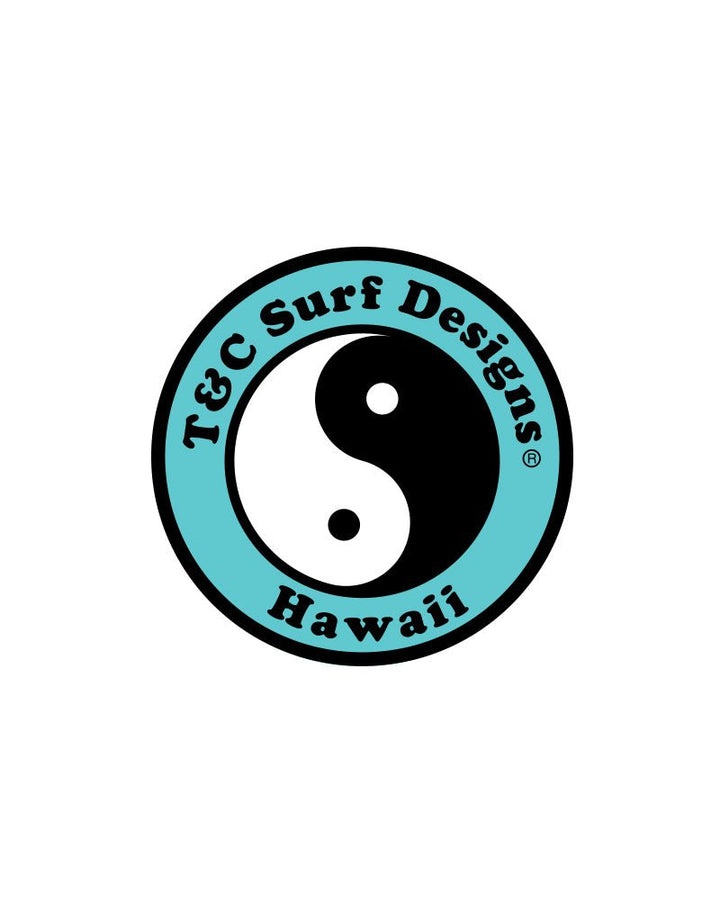 T&C Surf Designs 6" Standard Logo Sticker, Mint