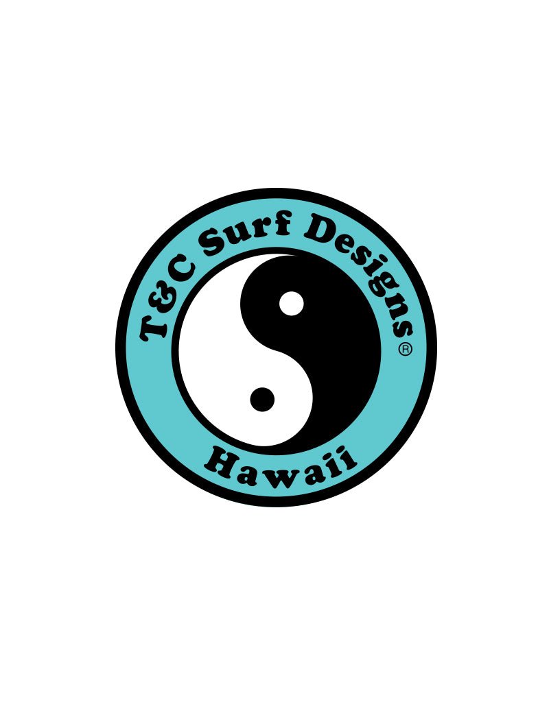 T&C Surf Designs T&C Surf 6" Standard Logo Sticker, Mint