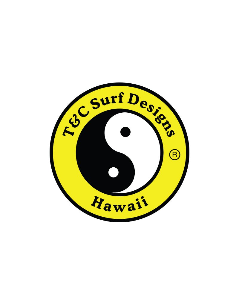 T&C Surf Designs T&C Surf 6" Standard Logo Sticker, Yellow