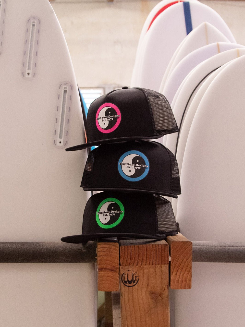 T&C Surf Designs Retro Neon Trucker Cap,