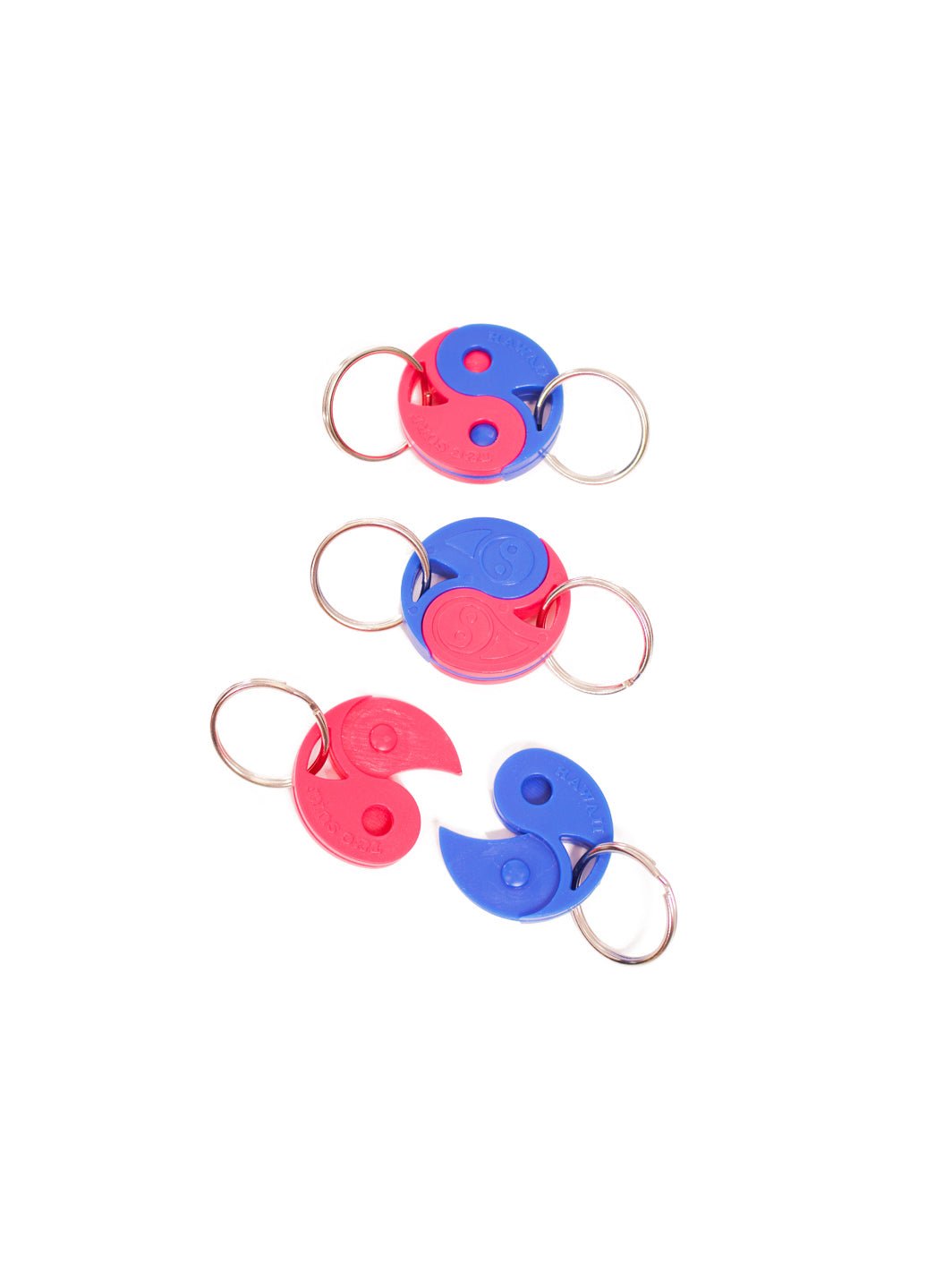 T&C Surf Designs Pull Apart Keychain, Blue Pink