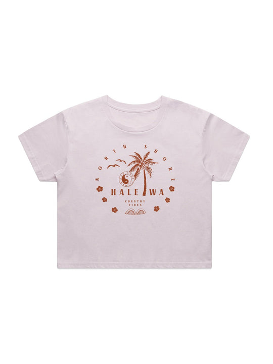 T&C Surf Designs T&C Surf North Shore All Day Crop Tee, Orchid / XS