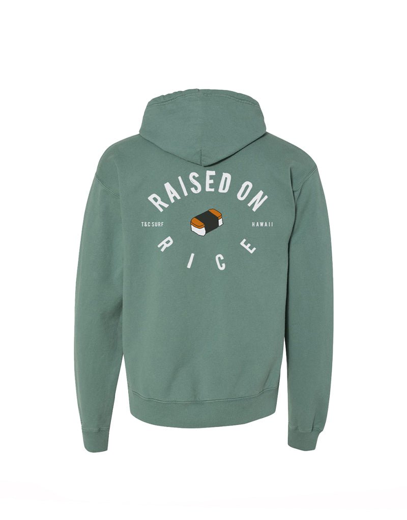 T&C Surf Designs Raised on Musubi Hoodie, Sage / S