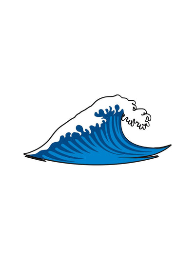 T&C Surf Designs Shoe Charm, Hokusai Wave