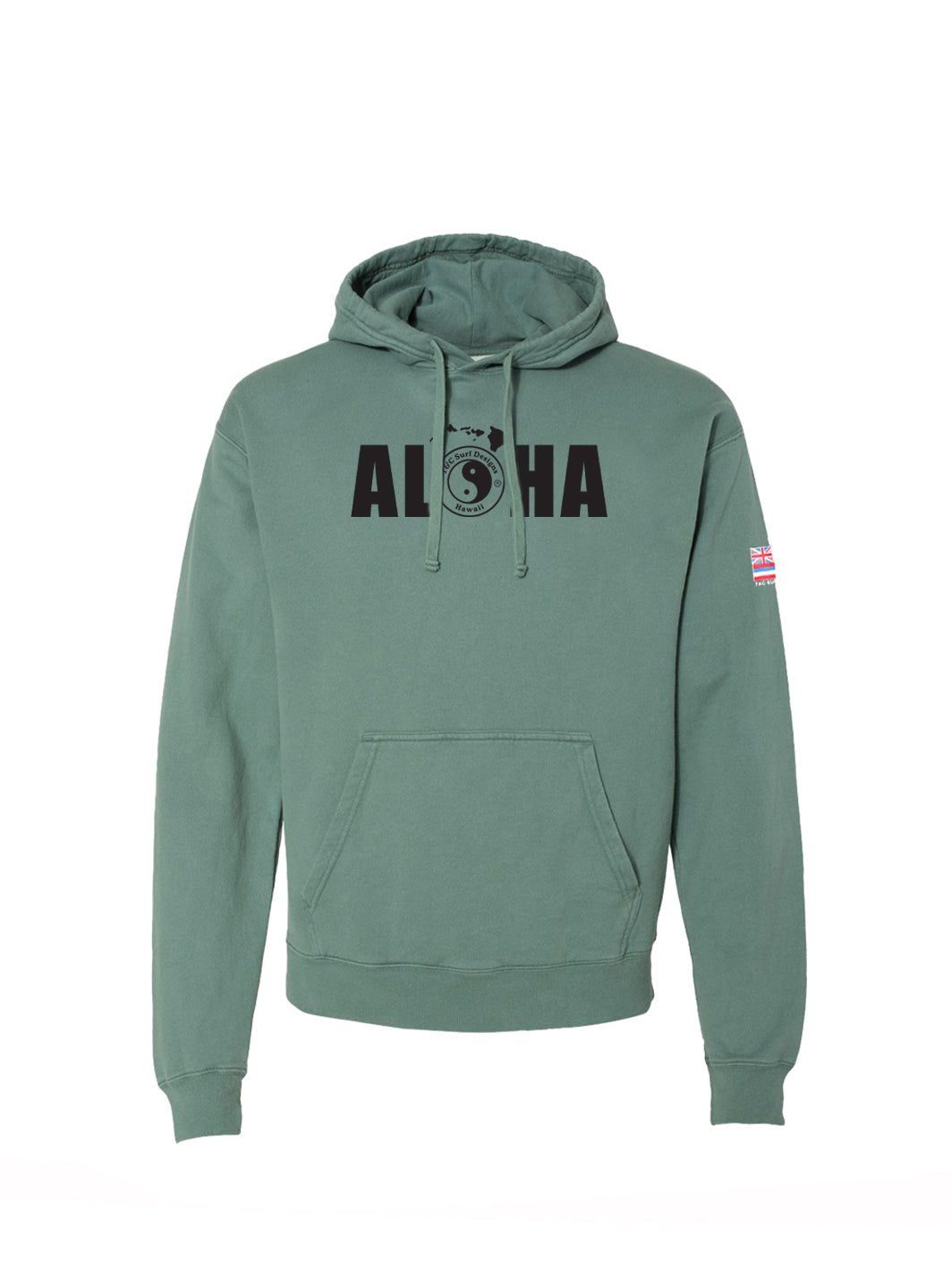 T&C Surf Designs Aloha Hoodie, Sage / S