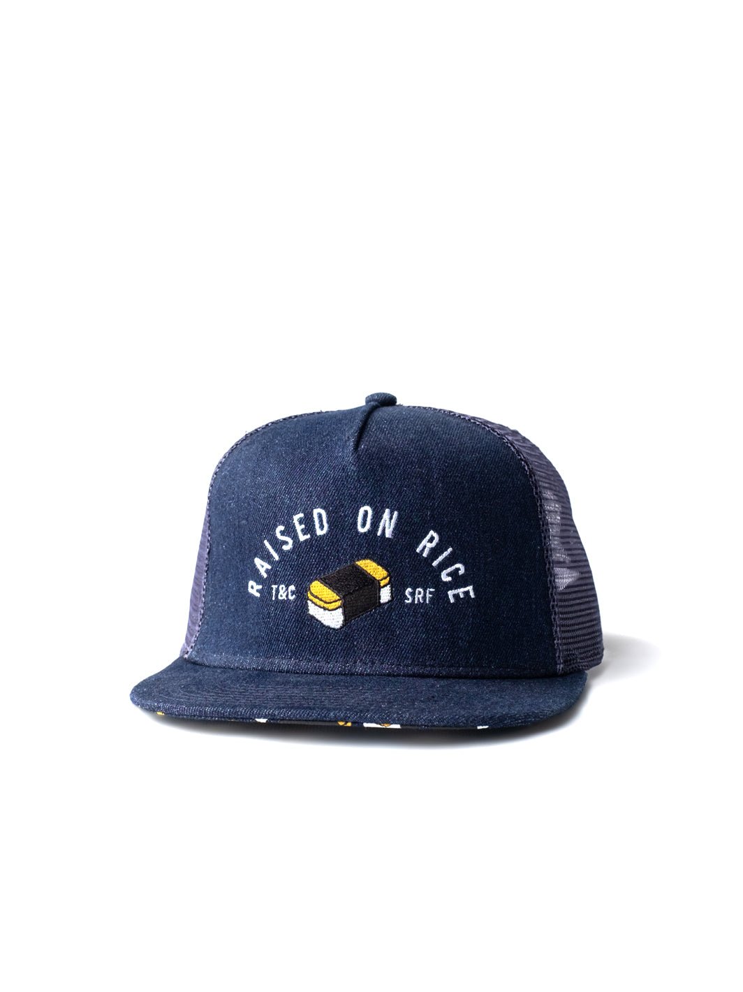 T&C Surf Designs Raised On Musubi Trucker Cap, Indigo