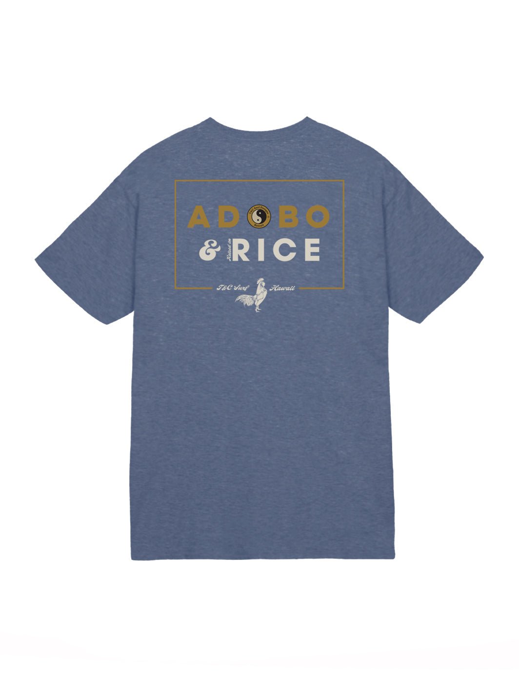 T&C Surf Designs T&C Surf Adobo and Rice Jersey Tee, Heather Navy / S