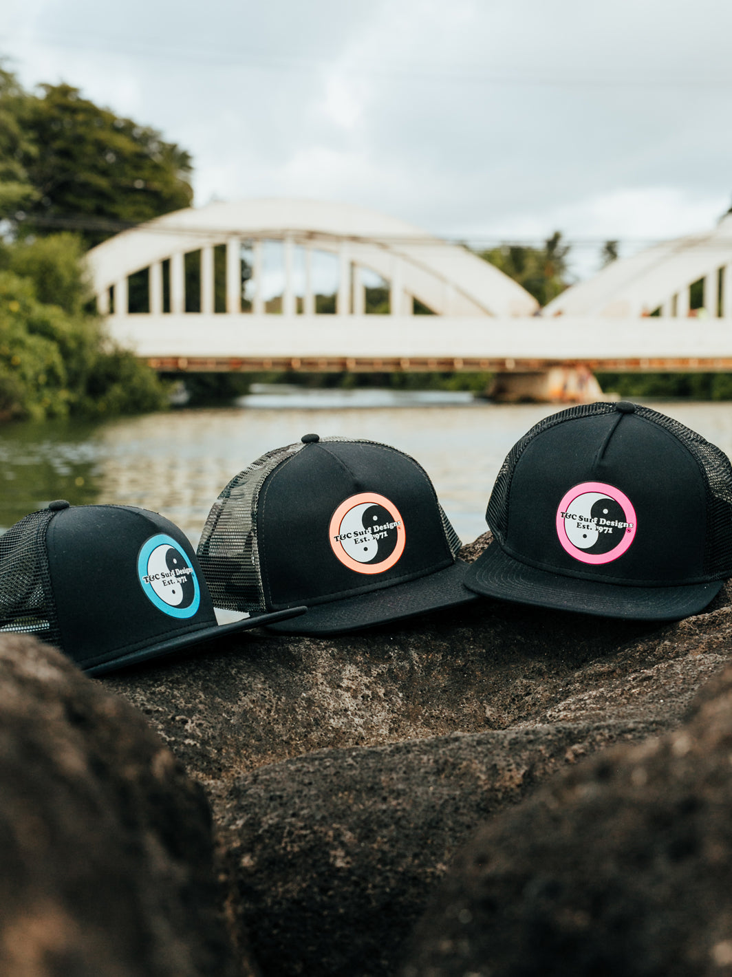 T&C Surf Designs T&C Surf Retro Neon Trucker Cap, 