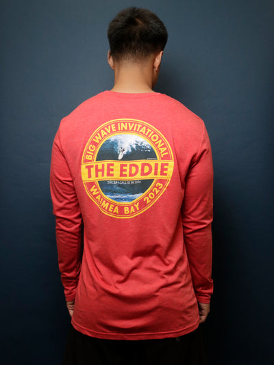 T&C Surf Designs 2023 Eddie Went Lifeguard Long Sleeve, S / Heather Red
