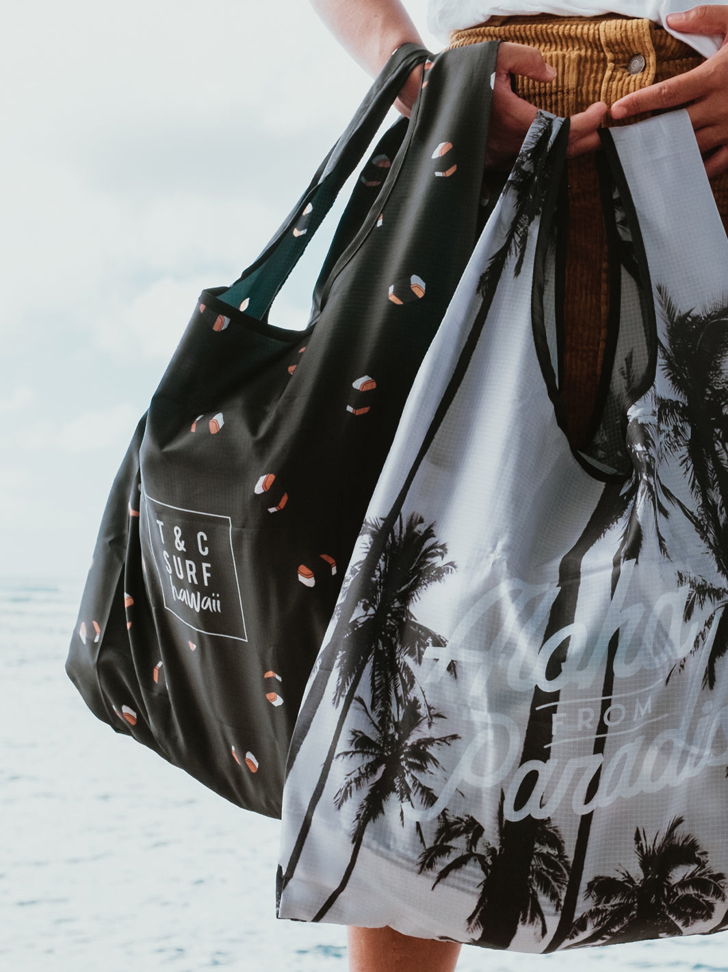 T&C Surf Designs T&C Surf Musubi Reusable Tote Bag, 