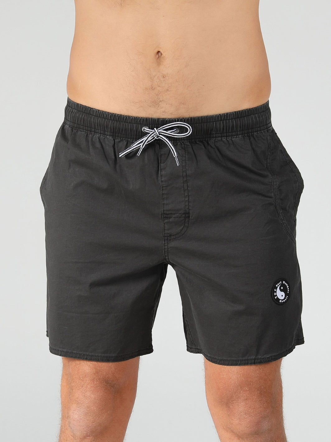 T&C Surf Designs Australia OG Beach Short, Black / 30 (S)