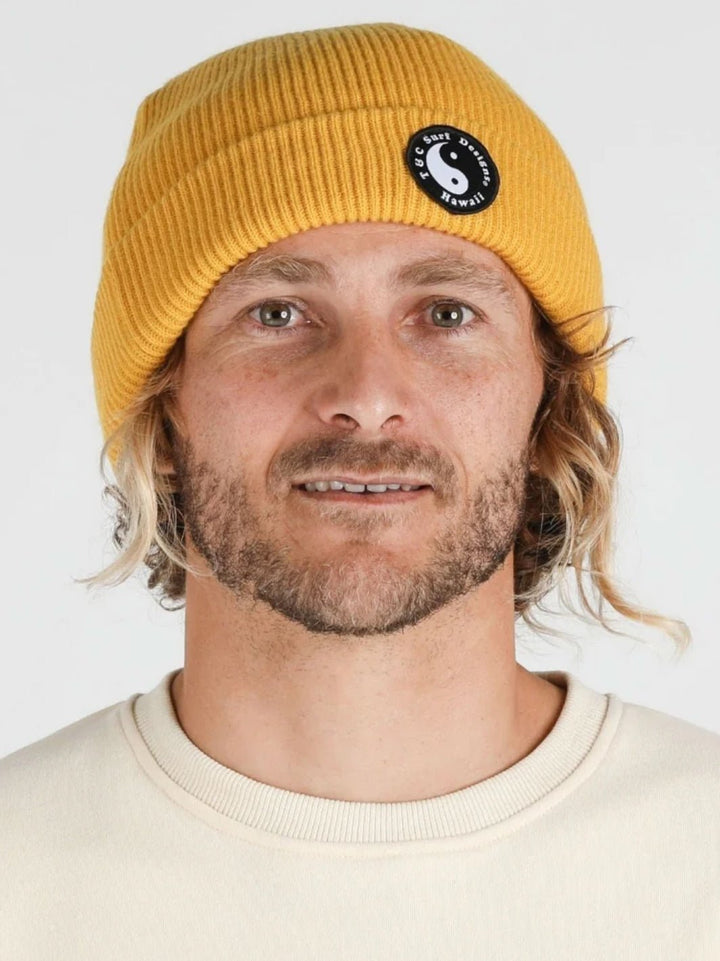 T&C Surf Designs Australia OG Beanie Yellow, Yellow