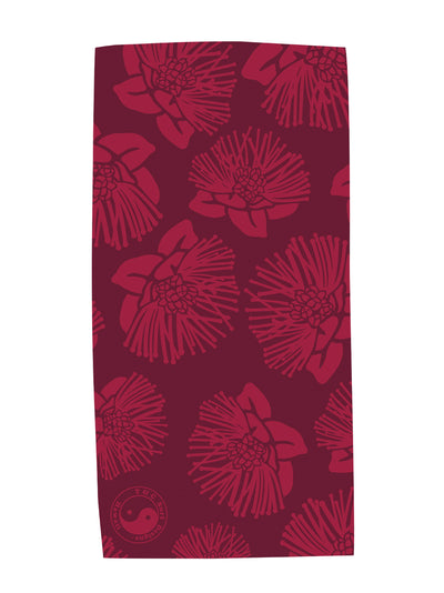 T&C Surf Designs T&C Surf Ohia Outline Microfiber Towel, Red