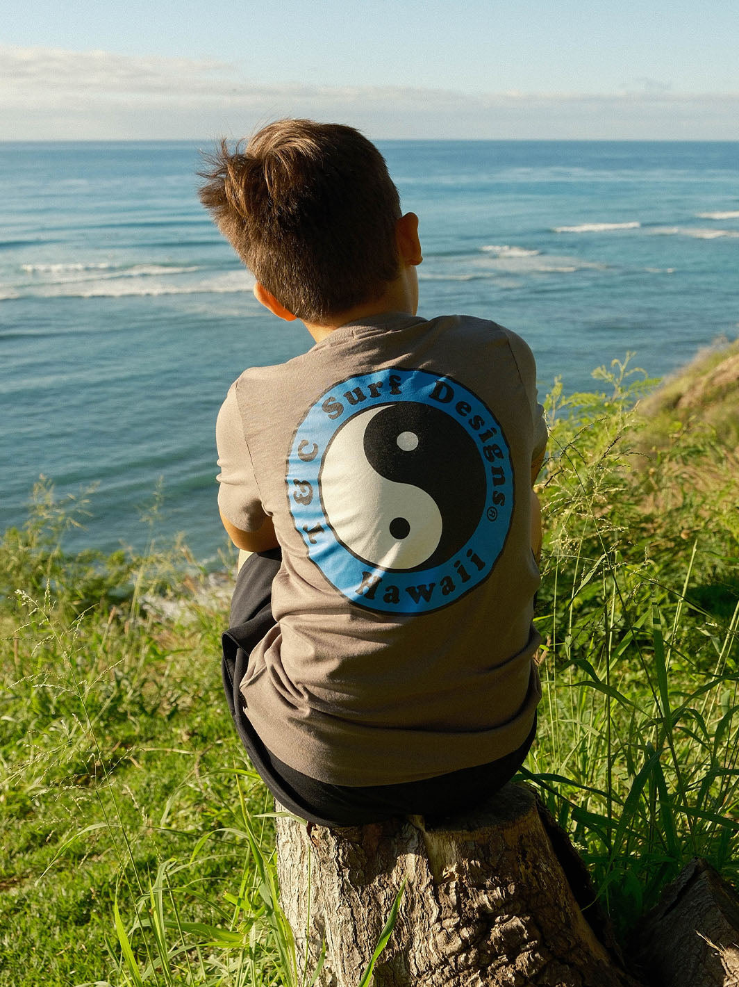 T&C Surf Designs T&C Surf Australia Kids OG Logo Tee Steel Blue, XS (8) / Steel Blue