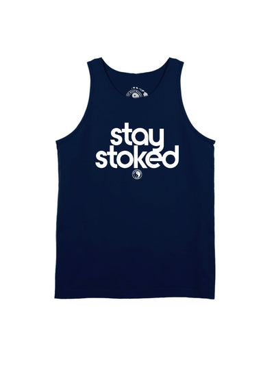 T&C Surf Designs T&C Surf Stay Stoked Tank, Navy / S