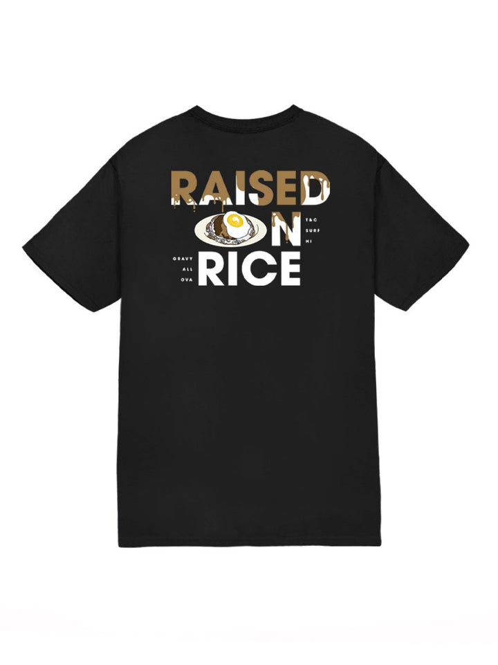 T&C Surf Designs Raised On Loco Moco Jersey Tee, Black / S