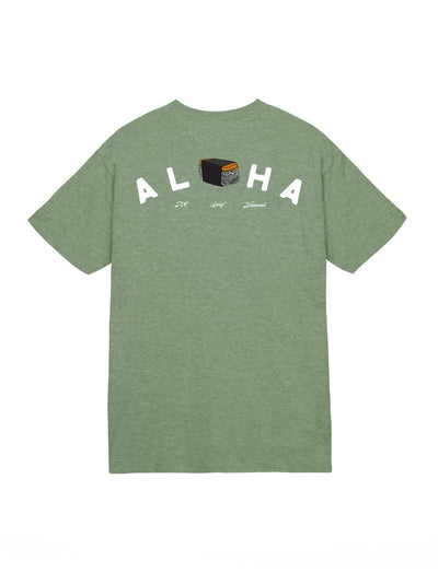 T&C Surf Designs T&C Surf Aloha Grinds Jersey Tee, Heather Military Green / S