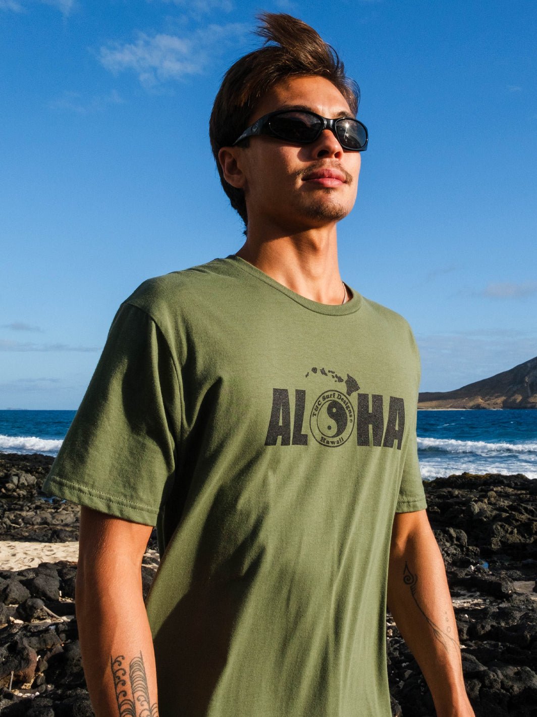 T&C Surf Designs Aloha Jersey Tee,