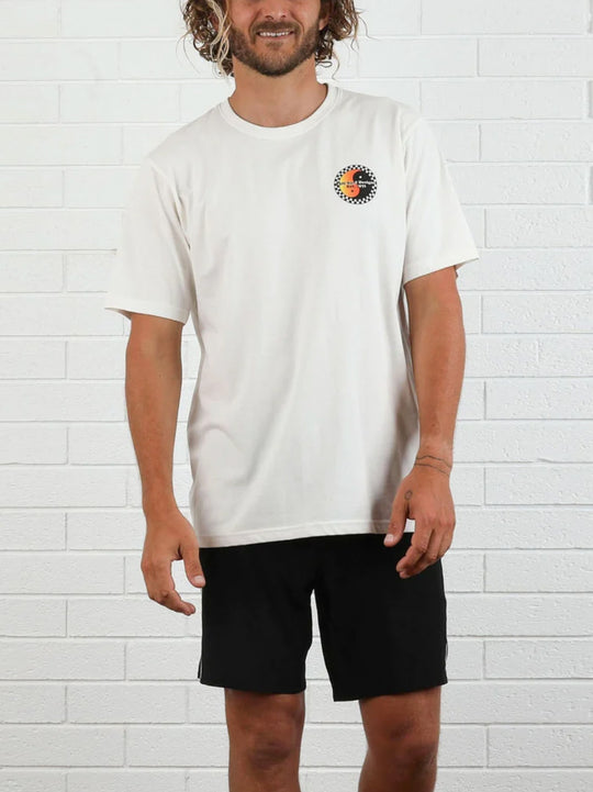 T&C Surf Designs T&C Surf Australia Iconic Checker Tee, S (AUS) / Nat