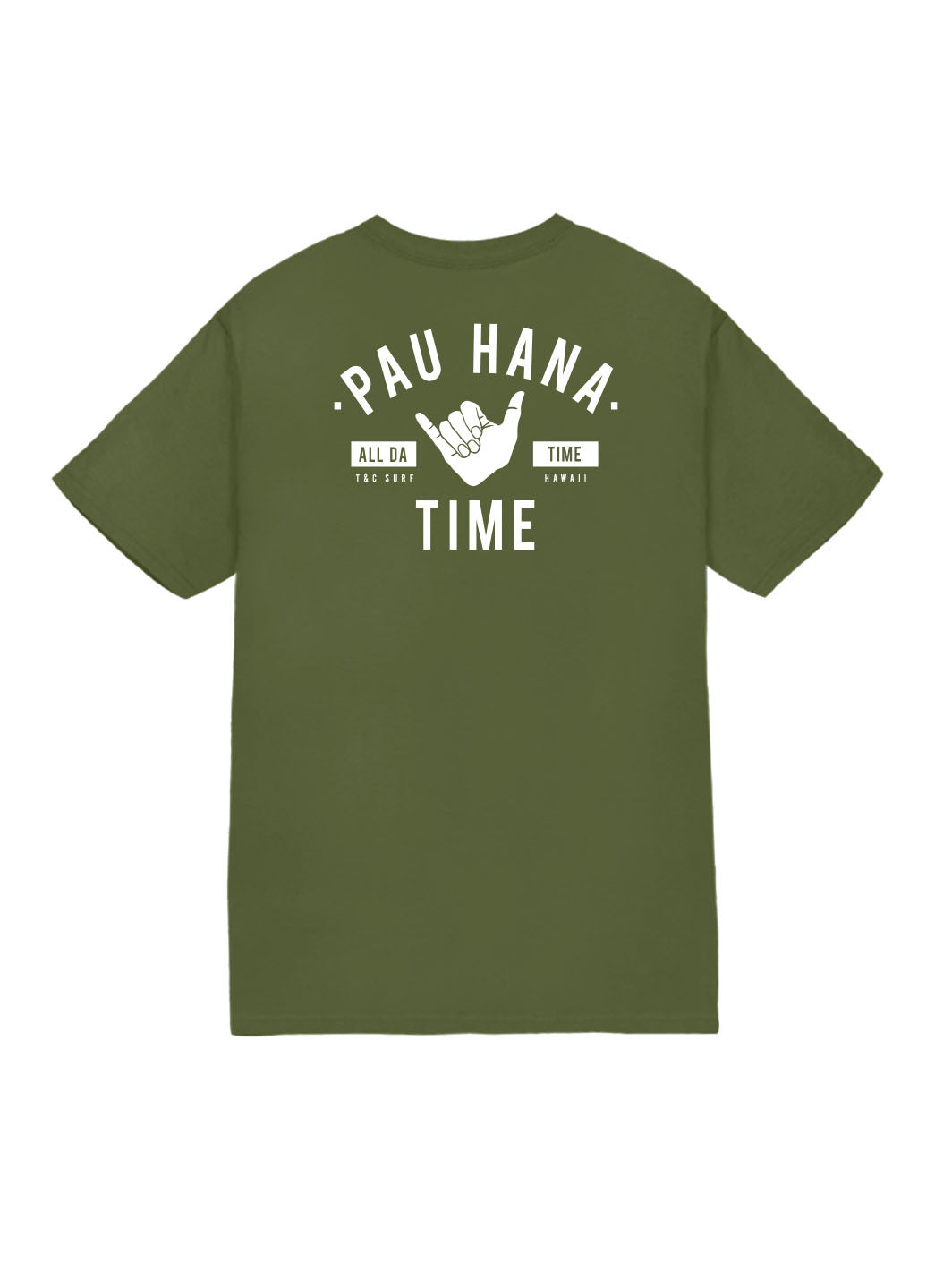 T&C Surf Designs T&C Surf Pau Time Jersey Tee, S / Military Green