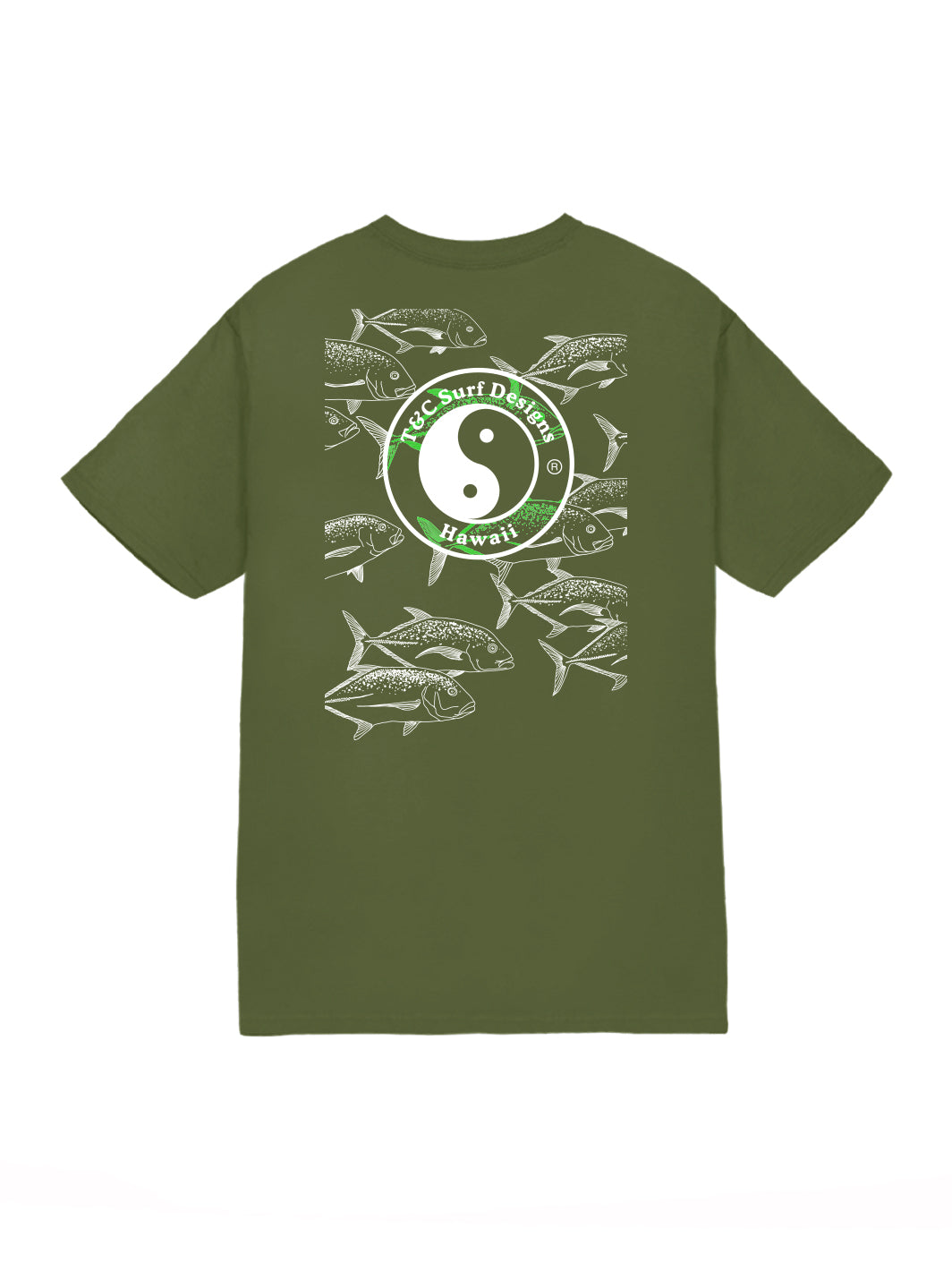 T&C Surf Designs T&C Surf Passing By Jersey Tee, S / Military Green
