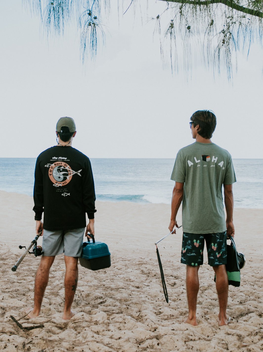 T&C Surf Aloha Grinds Jersey Tee – T&C Surf Designs