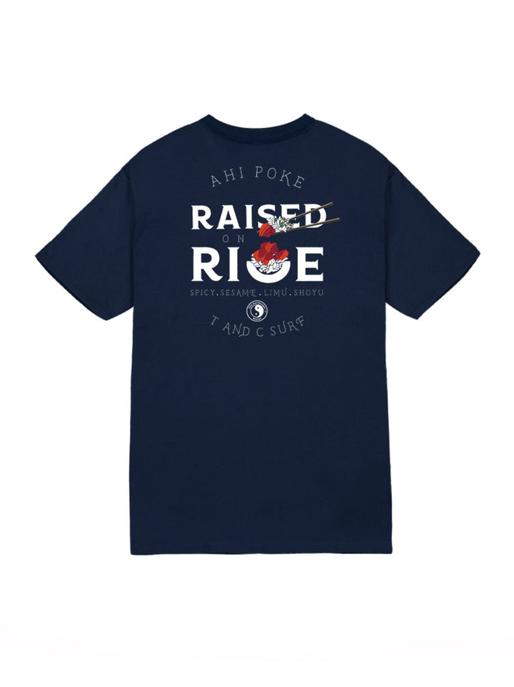 T&C Surf Designs Raised on Poke Jersey Tee, Navy / S